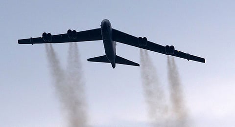 U.S. authorities probing airliner’s close call with B-52 bomber