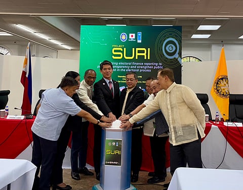 JAPAN Ambassador Endo Kazuya participated in the launch of the electronic Statement of Contributions and Expenditures submission platform, alongside Commission on Elections chairperson Atty. George Erwin M. Garcia and UNDP deputy resident representative Edwin Carrie.