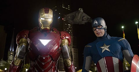 Iron Man and Captain America. 