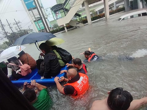 THE Parañaque Bureau of Fire Protection conducted flood rescue operations and assisted stranded individuals along N. Lopez Avenue in Brgy. San Isidro and Sta. Magdalena Street in Brgy. San Antonio.