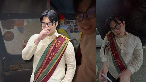 Against all odds: UP graduate braves rain and flood