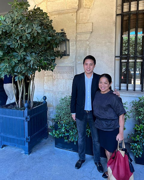 Chef Margarita Forés and Amado Forés.