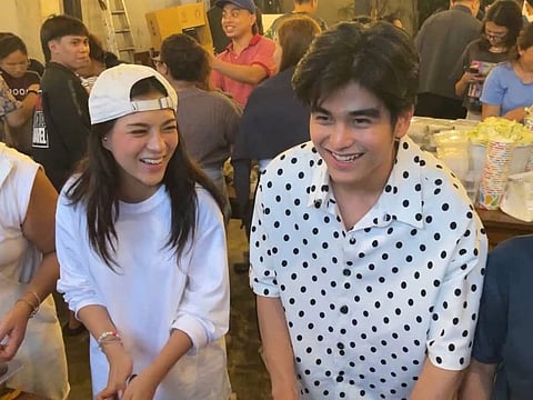 Mica Salamanca and Will Ashley at the Angat Buhay Center