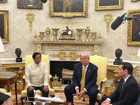 US President Donald Trump hosts Philippine President Ferdinand Marcos Jr. at the White House for his first bilateral meeting. 
