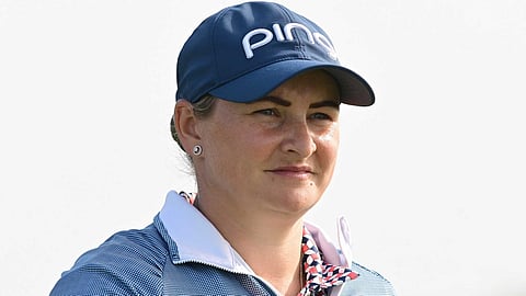 Charlotte Laffar sizzles with a six-under 66 to take the solo lead in the opening round of the 2025 ISPS HANDA Women’s Scottish Open at Dundonald Links. The 32-year-old Englishwoman, returning to the LET after a four-year break to raise her two sons, bounced back from an early bogey with seven birdies and an eagle in a confident, composed performance.