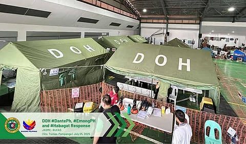 The Type 1 Fixed Emergency Medical Facility in Sto. Tomas, Pampanga. 