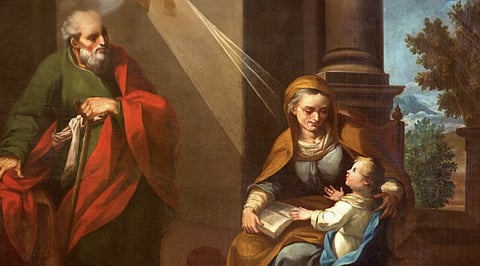 THROUGH their prayers, may we attain the salvation you have promised to your people