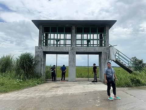 Provincial Government of Pampanga conducts inspection of flood structures in the province. 