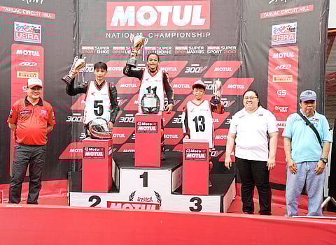 FINISHERS celebrate a hard-fought Round 2 at Tarlac Circuit Hill.