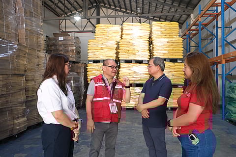 TOYOTA Motor Philippines Foundation turns over rice donations worth P3.5 million to the Department of Social Welfare and Development to aid families affected by recent typhoons and the southwest monsoon.