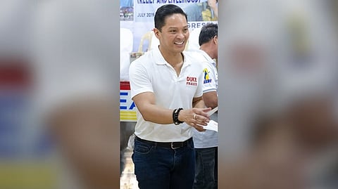 Cebu 5th District Rep. Duke Frasco
