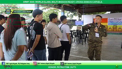 Youngsters take part in the Regional Youth Leadership Summit (RYLS) 2025 at the Living Water Essential College Inc., Brgy. Palo Maria of this town on July 25, 2025.