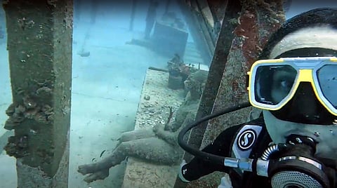 The Museum of Underwater Art gets around 5,000 visitors a year.