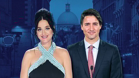 Pop star Katy Perry seen out with Justin Trudeau in Montreal