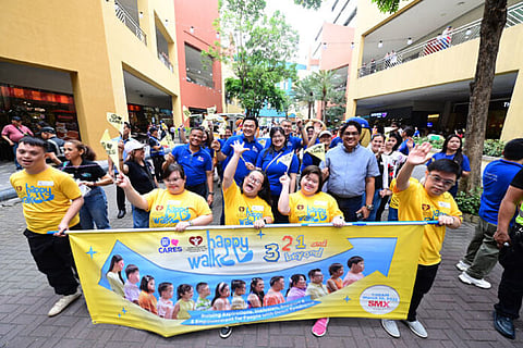 Participants celebrate inclusion and joy at the Happy Walk for Down Syndrome, a nationwide activity in collaboration with the Down Syndrome Association of the Philippines.