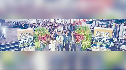 PMAP and SM Supermalls reaffirm their partnership for nation-building, supporting employment through accessible and impactful career events. From left: SM Supermalls SAVP Jocelyn Ann Lapid-Clarino, DoLE Assistant Secretary
Patrick Patriwirawan, PMAP Trustee Cynthia Sarayba and SM Supermalls AVP Royston Cabunag.