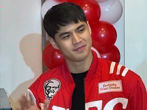 all eyes on Emilio Daez, recently launched as latest endorser for a popular fried chicken brand