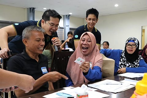 Trainers in the KITA Mo Na! financial education program developed by BDO Foundation in partnership with Bangko Sentral ng Pilipinas and Agricultural Credit Policy Council gear up to cascade the program. Regular training of trainers sessions are held to ensure that more individuals are equipped to teach the program to farming communities nationwide. 