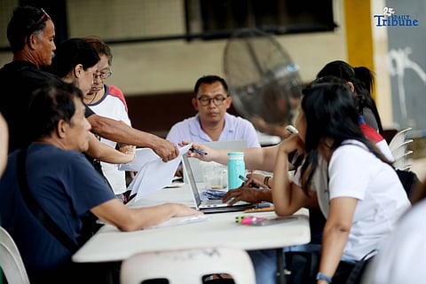AID FOR LOLA AND LOLO | Indigent senior citizens receive their social pension for the first semester of 2025 during a payout organized by the Department of Social Welfare and Development, in partnership with the Quezon City Social Services Development Department and the Office for the Senior Citizens' Affairs, held at the Barangay Holy Spirit Covered Court in Quezon City on Thursday, July 31, 2025.