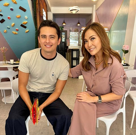 James Reid and Karen Davila 