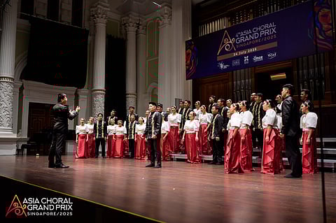 Sola Gratia Chorale stuns Singapore stage with soul-stirring harmonies and a world-class win.
