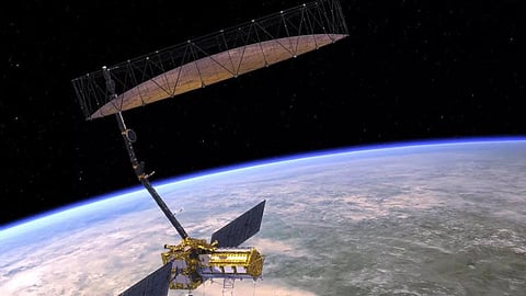 U.S., India launch powerful Earth-monitoring satellite