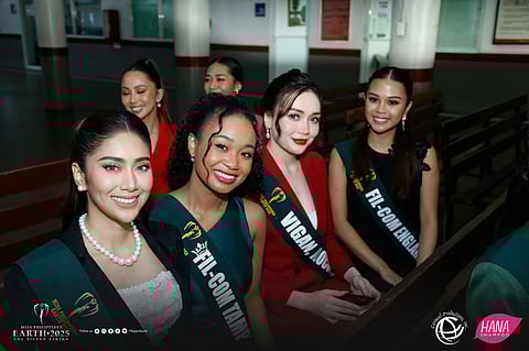 Miss Philippines Earth Candidates in recent pageant activity