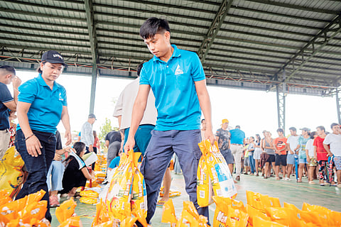More than 200 Prime Infra employees and local officials and residents helped in the relief operations in Cavite, Laguna, Pampanga and Rizal.