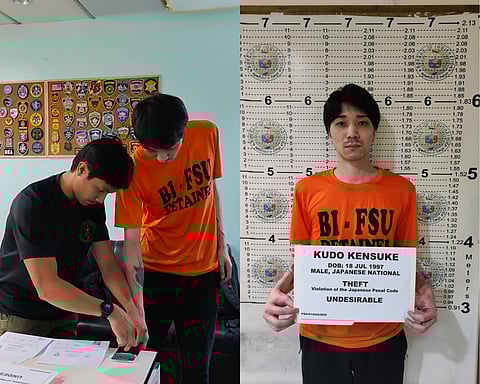 ONE of the active members of the 'Luffy' syndicate, Kensuke Kudo, arrested by authorities. 