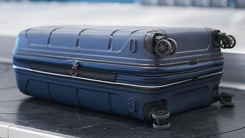 A 2-year-old was found in a suitcase.