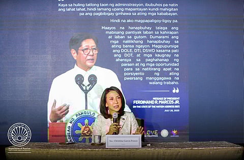 Tourism Secretary Cristina Garcia Frasco