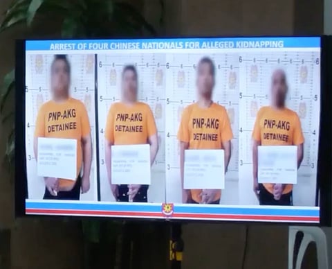 FOUR Chinese nationals arrested for allegedly kidnapping a fellow Chinese national.