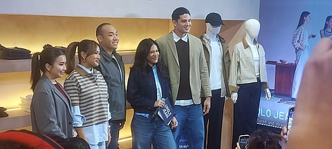 Uniqlo Philippines officials in the brand’s latest jeans collection.