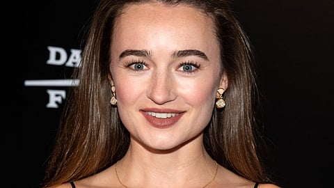 Actress Kelley Mack arrives at the Los Angeles Friends + Family Premiere of Dark Sky Films and Queensbury Pictures' "Broadcast Signal Intrusion" at iPic Theaters on October 19, 2021 in Los Angeles, California.