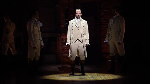 Lin Manuel-Miranda as Alexander Hamilton.