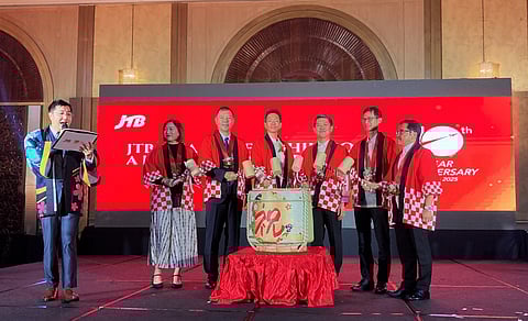 Japanese envoy praises 
JTB Manila on 10th anniversary
