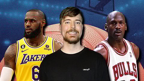 MrBeast floats content idea to settle GOAT debate: LeBron vs Jordan 1v1