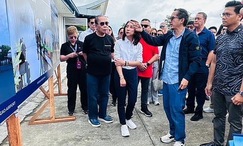 Tourism Secretary Cristina Frasco and Transportation Secretary Vince Dizon graced the kick-off of the construction of a Passenger Terminal Building in Siargao Island on Friday.