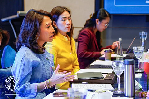 Secretary Cristina Garcia Frasco with other members of the DOT delegation in New Delhi, India.