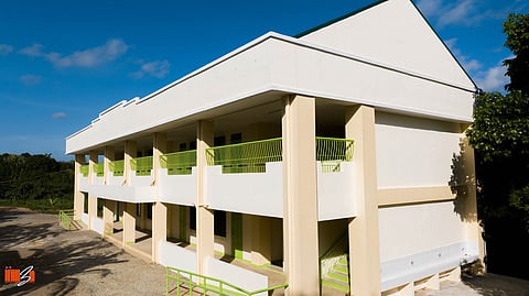 The new four-classroom building at the Overland Elementary School in Barangay Atilano L. Ricardo, Bagac. 