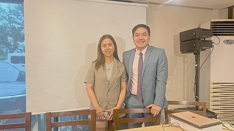 PAULINE Basilides and her lawyer Attorney Johnrey Villablagon.