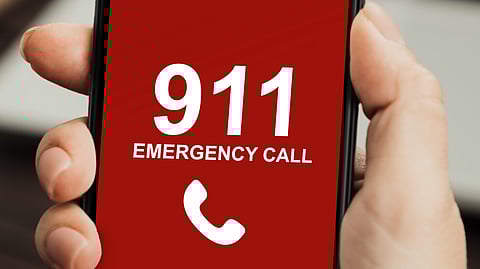 911 call leads to quick arrest of trespasser with illegal gun