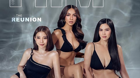 Maui Taylor, Aubrey Miles and Diana Zubiri. 