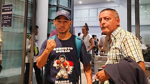 LUIS Concepcion of Panama is in town ahead of his non-title match against Kenneth Llover this Sunday at the Winford Resort and Casino. 