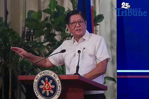 President Ferdinand Marcos Jr. said Monday the Philippines would inevitably be pulled into any war over Taiwan, “kicking and screaming,” even if it wants to avoid conflict. He made the statement after two BFAR vessels were reportedly water-cannoned by Chinese ships in Bajo de Masinloc. Marcos rejected Beijing’s complaints about his recent comments, insisting the Philippines is only defending its territory. He said no orders were given to withdraw Philippine vessels from the area. The President vowed the country will stand its ground “until the threats stop.” PHOTOS BY YUMMIE DINGDING