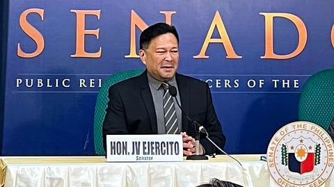 SENATOR JV Ejercito urges House and Senate to end bickering, warning it harms the Philippines’ image with foreign investors.