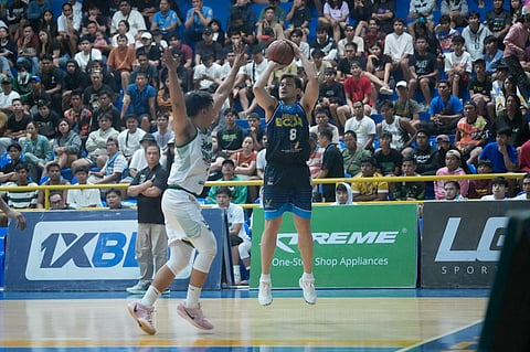 ROB Celiz and the Nueva Ecija Rice Vanguards forge a tie at the top spot following an 81-64 win over the Biñan Tatak Gel in the MPBL 2025 Season on Tuesday. 