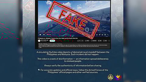 AFP denies Malaysia naval force ‘standoff’