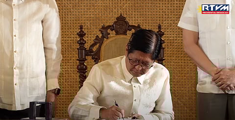PRESIDENT Ferdinand Marcos Jr. signs Republic Act No. 12233 or the Judiciary Fiscal Autonomy Act ensuring that safeguards are in place in the Judiciary enabling it to work more efficiently and more independently with their budget.