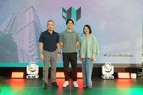 Eton executives Kyle C. Tan, president and CEO (middle), Ar. Adrian Chua, COO (left) and Che Mutuc, CFO (right).